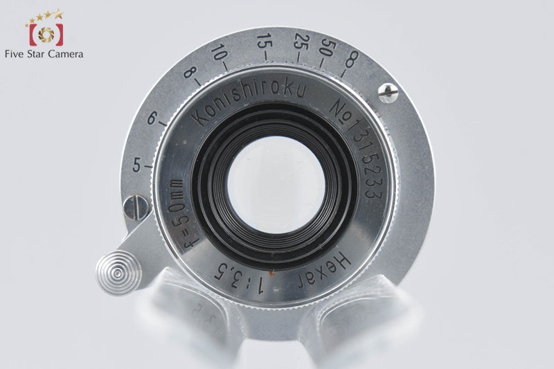 Konica Konishiroku Hexar 50mm f/3.5 Collapsible L39 LTM Leica Thread Mount Lens