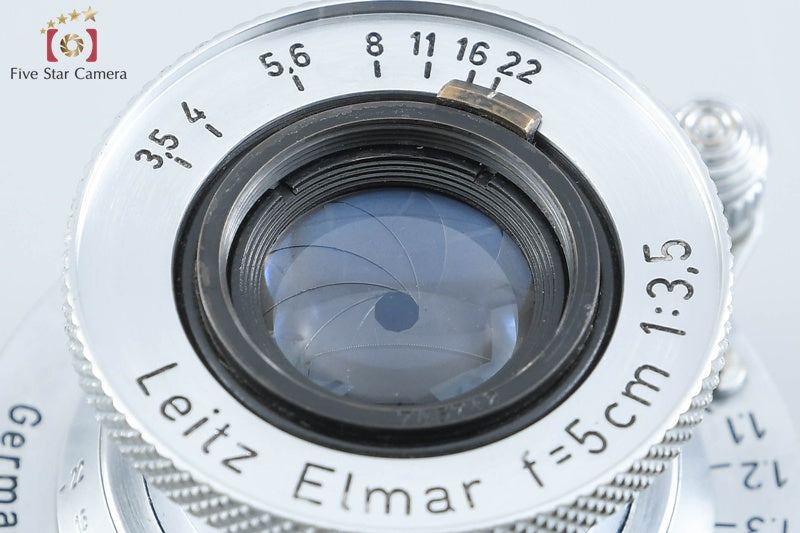 Leica Elmar 50mm f/3.5 Collapsible L39 LTM Leica Thread Mount Lens