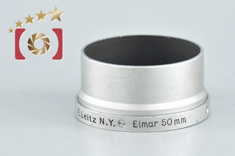 Very Rare!! Leica Lens Hood for Elmar 50mm "N.Y. Engraved"