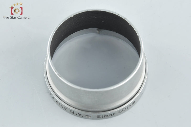 Very Rare!! Leica Lens Hood for Elmar 50mm "N.Y. Engraved"