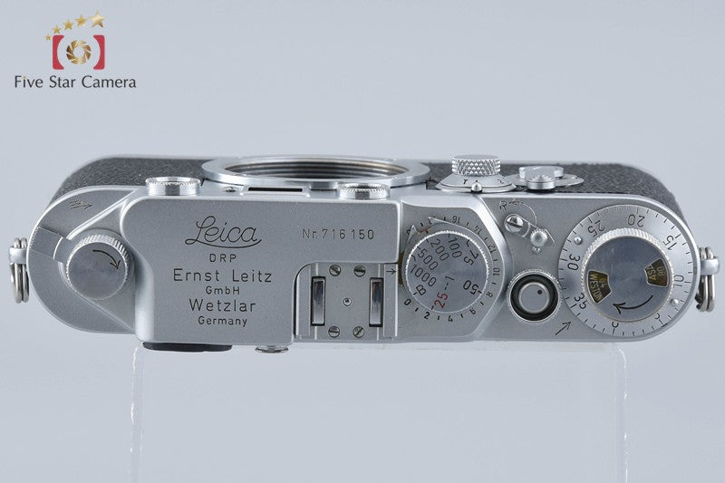 Leica IIIf Black Dial Self Timer 35mm Rangefinder Film Camera Body