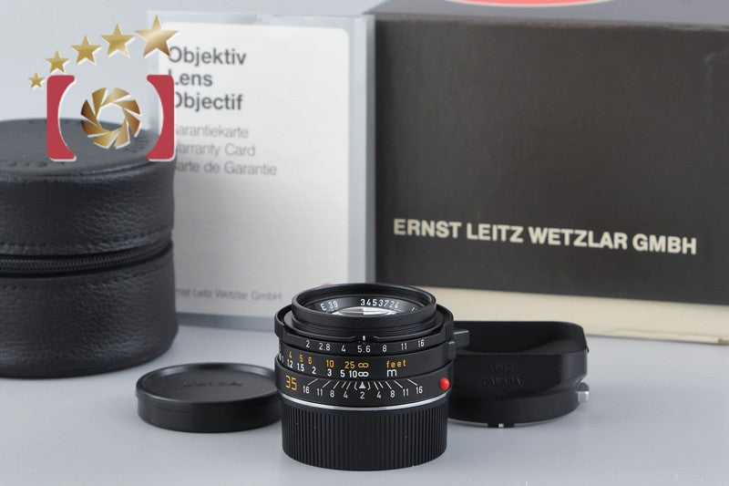 Leica SUMMICRON-M 35mm f/2 V4 6-bit 11310 Germany 7-Elements KING OF BOKEH w/Box