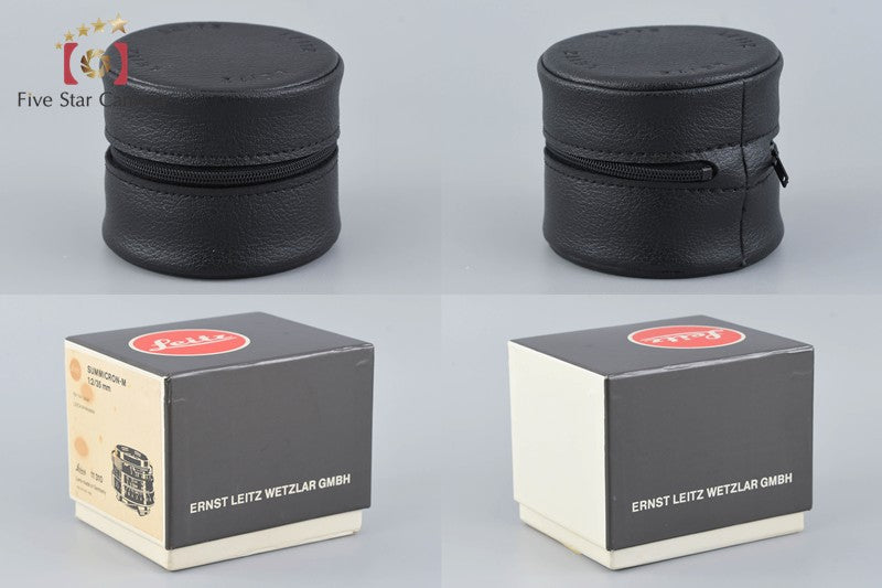 Leica SUMMICRON-M 35mm f/2 V4 6-bit 11310 Germany 7-Elements KING OF BOKEH w/Box