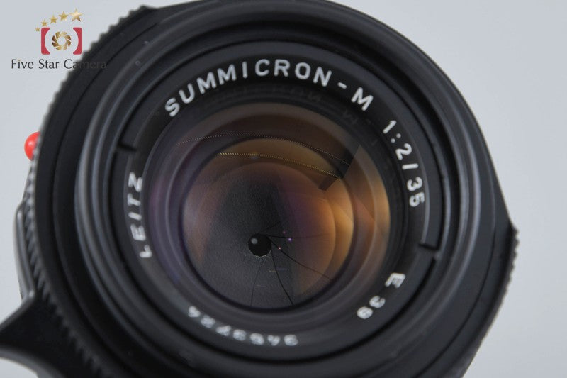 Leica SUMMICRON-M 35mm f/2 V4 6-bit 11310 Germany 7-Elements KING OF BOKEH w/Box