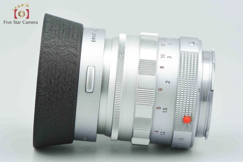 Leica SUMMILUX 50mm f/1.4 1st Type 1 1959 Serial : 166xxxx Leica M Mount w/ Hood