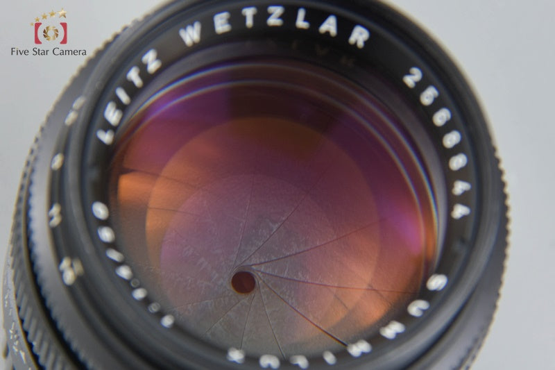 Very Good!! Leica SUMMILUX 50mm f/1.4 2nd Leica M Mount