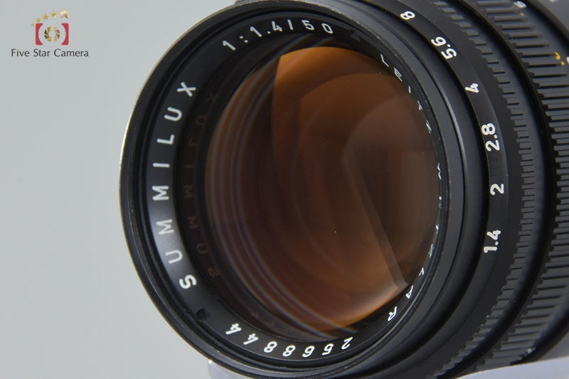 Very Good!! Leica SUMMILUX 50mm f/1.4 2nd Leica M Mount