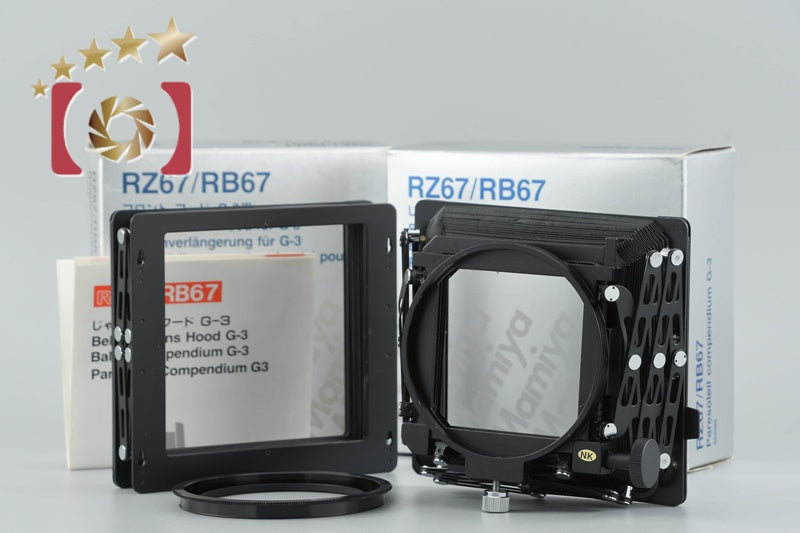 Mamiya G-3 Bellows Lens Hood + Front Bellows Hood for RZ67 / RB67 w/ Box