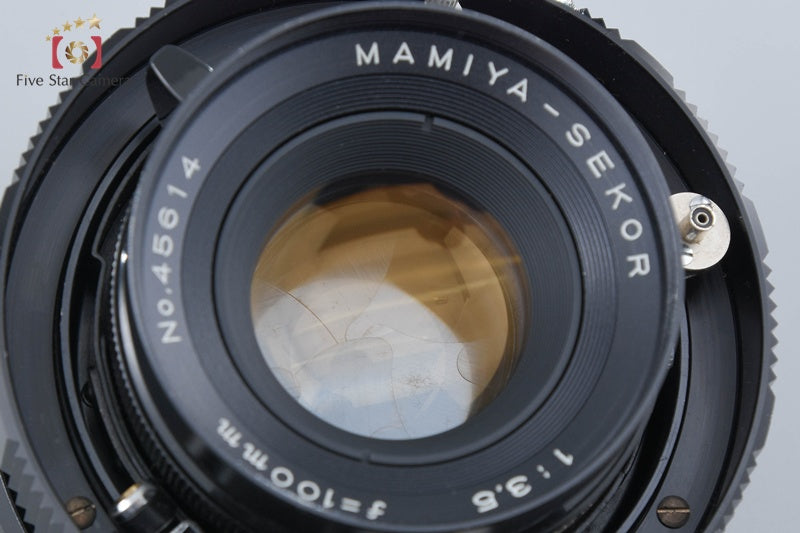 Mamiya SEKOR 100mm f/3.5 for Press