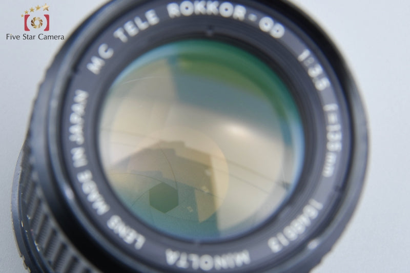 MINOLTA MC W.ROKKOR-SG 28mm f/3.5 + MC TELE ROKKOR-QD 135mm f/3.5