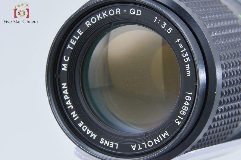 MINOLTA MC W.ROKKOR-SG 28mm f/3.5 + MC TELE ROKKOR-QD 135mm f/3.5