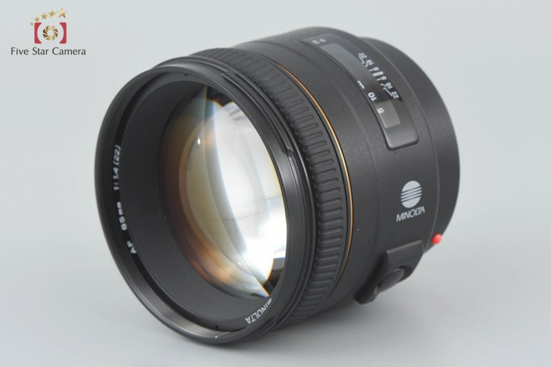 Very Good!! Minolta AF 85mm f/1.4 G Sony / Minolta A Mount Lens