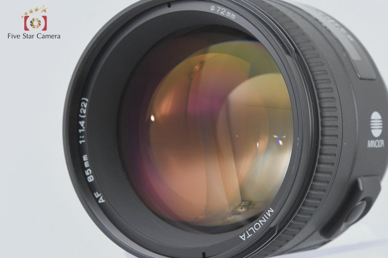 Very Good!! Minolta AF 85mm f/1.4 G Sony / Minolta A Mount Lens