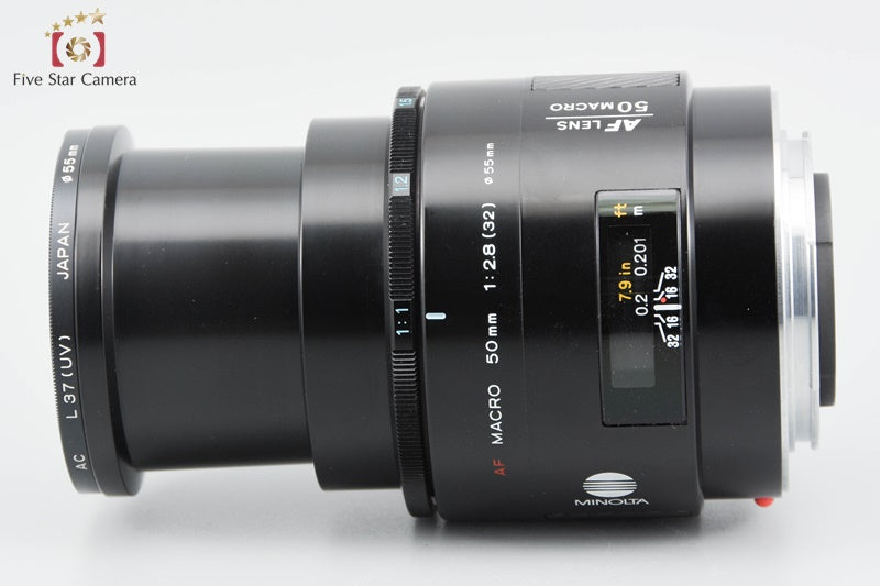 Very Good!! Minolta AF MACRO 50mm f/2.8 Early Model