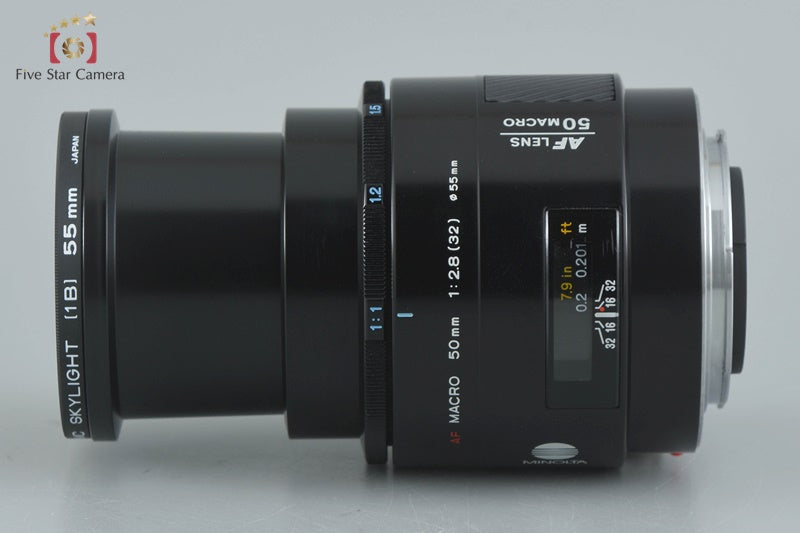 Very Good!! Minolta AF MACRO 50mm f/2.8 Early Model