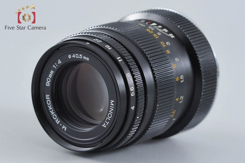 Minolta M-ROKKOR 90mm f/4 Leica M Mount