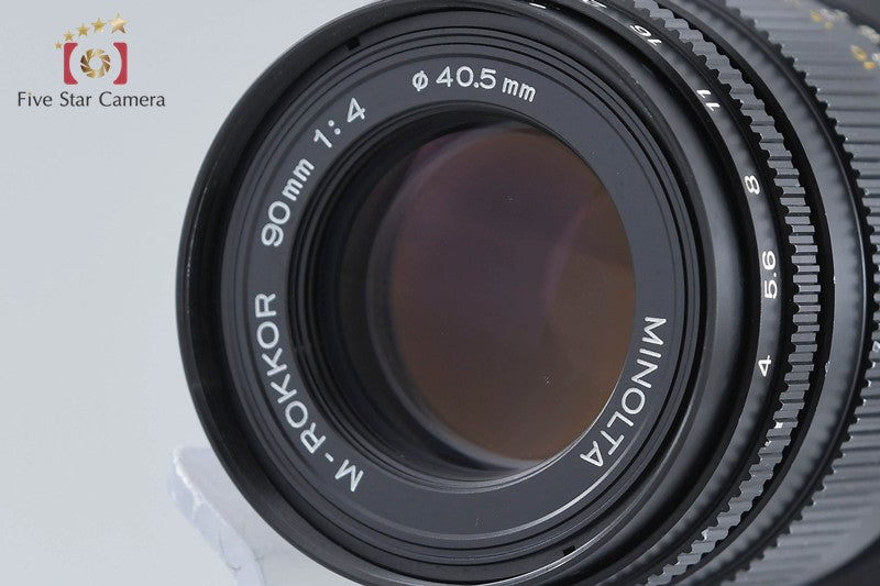 Minolta M-ROKKOR 90mm f/4 Leica M Mount