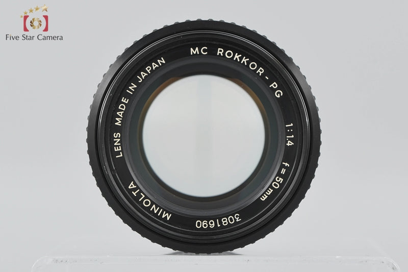 Very Good!! Minolta MC ROKKOR-PG 50mm f/1.4