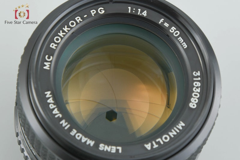 Minolta MC ROKKOR-PG 50mm f/1.4