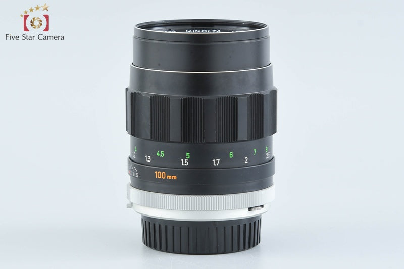 MINOLTA MC TELE ROKKOR-PF 100mm f/2.5 MD Mount