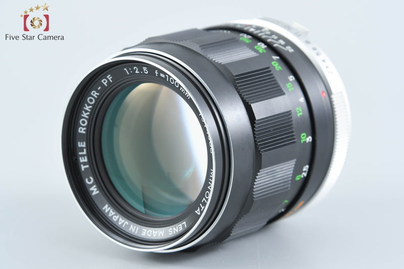 MINOLTA MC TELE ROKKOR-PF 100mm f/2.5 MD Mount