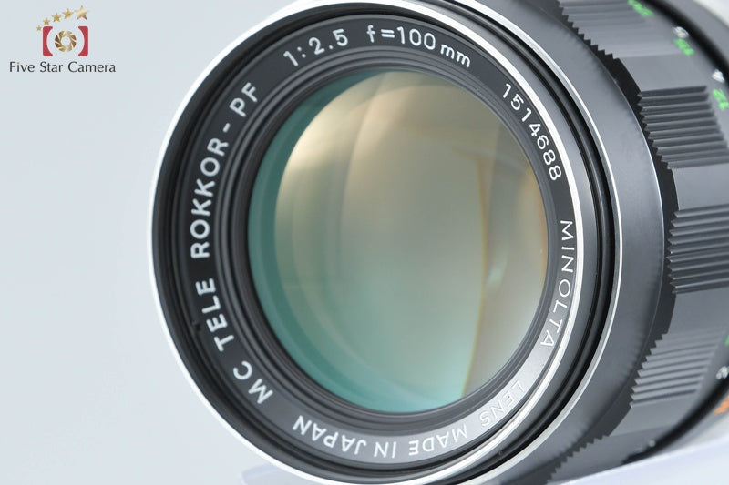 MINOLTA MC TELE ROKKOR-PF 100mm f/2.5 MD Mount