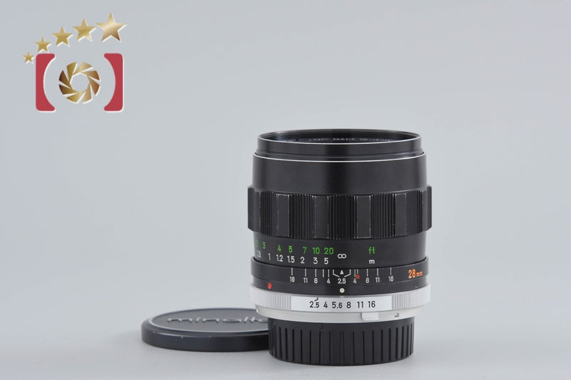 MINOLTA MC W.ROKKOR-SI 28mm f/2.5