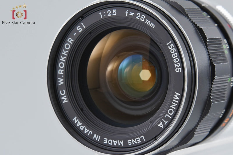 MINOLTA MC W.ROKKOR-SI 28mm f/2.5
