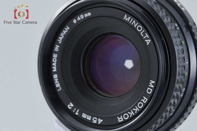 Minolta MD ROKKOR 45mm f/2