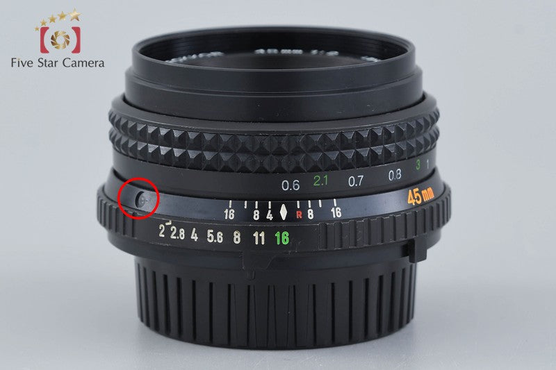Minolta MD ROKKOR 45mm f/2