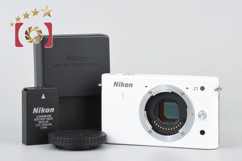 Nikon 1 J1 White 10.1 MP Digital Camera Body