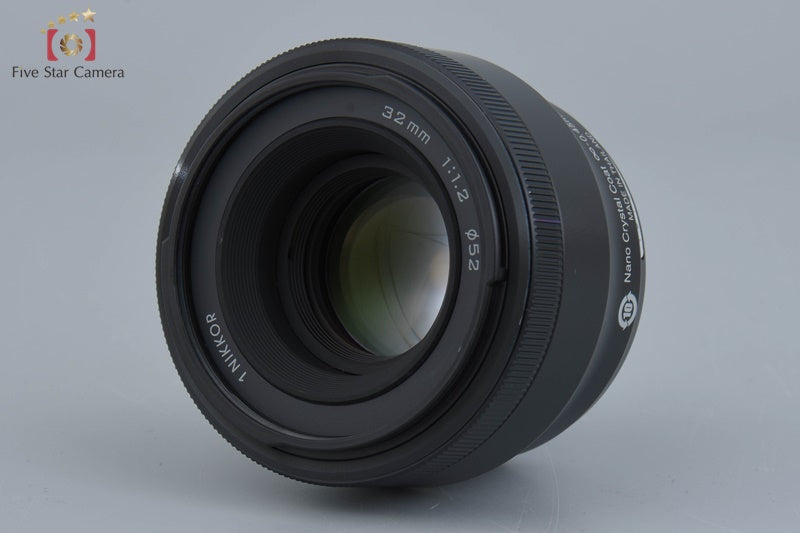 Excellent!! Nikon 1 NIKKOR 32mm f/1.2 Black