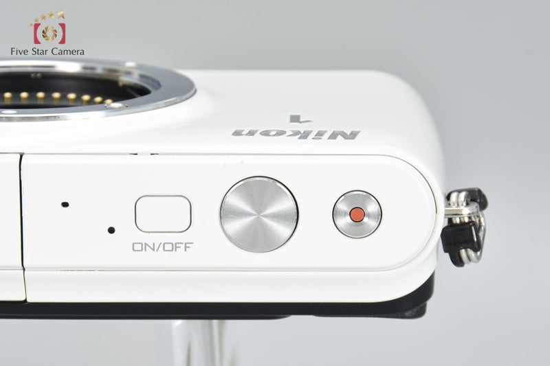 Very Good!! Nikon 1 S1 White 10.1MP Digital Mirrorless Camera