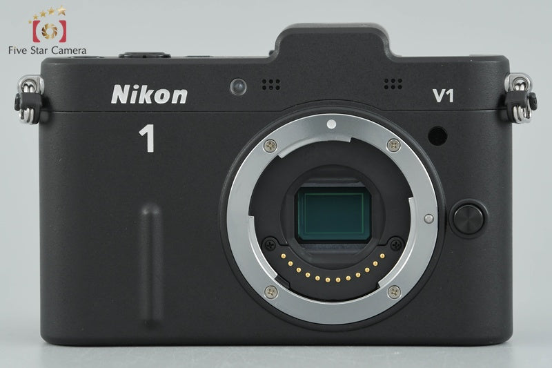 Count 1,687 Nikon 1 V1 Black 10.1 MP Digital SLR Camera 10mm Lens