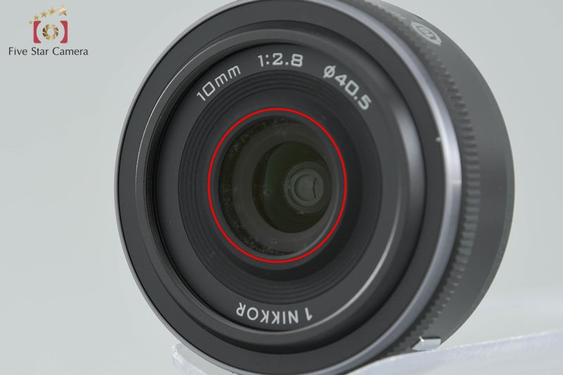 Count 1,687 Nikon 1 V1 Black 10.1 MP Digital SLR Camera 10mm Lens