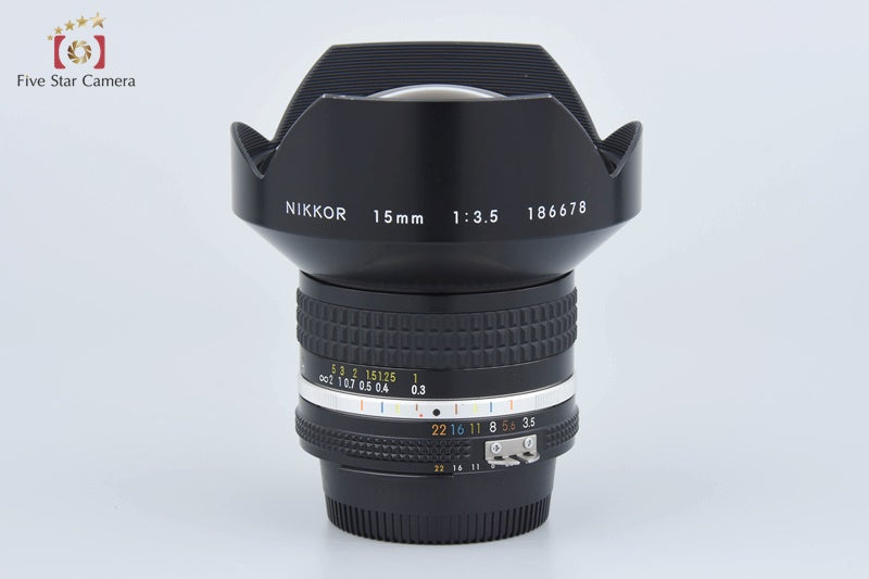Excellent!! Nikon Ai-S NIKKOR 15mm f/3.5