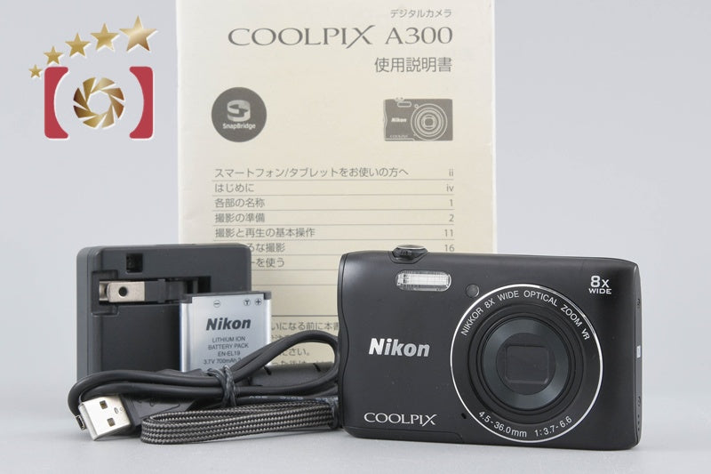 Nikon COOLPIX A300 Black 20.0 MP Digital Camera