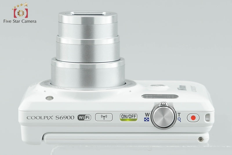Nikon COOLPIX S6900 Natural White 16.2 MP Digital Camera