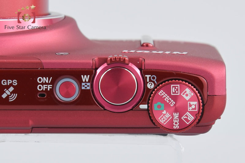 Nikon COOLPIX S9500 Velvet Red 18.1 MP Digital Camera w/ Box