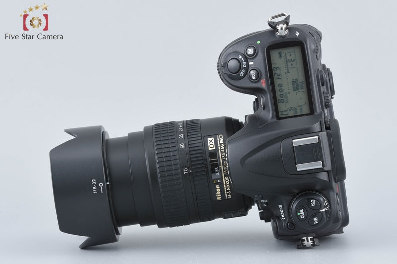 Nikon D300 12.3 MP Digital SLR Camera AF-S DX 18-70 G Lens