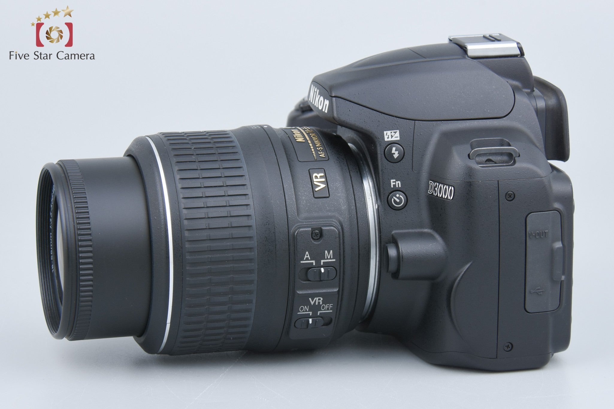 "Shutter count 1,898" Nikon D3000 10.2 MP DSLR 18-55 Lens