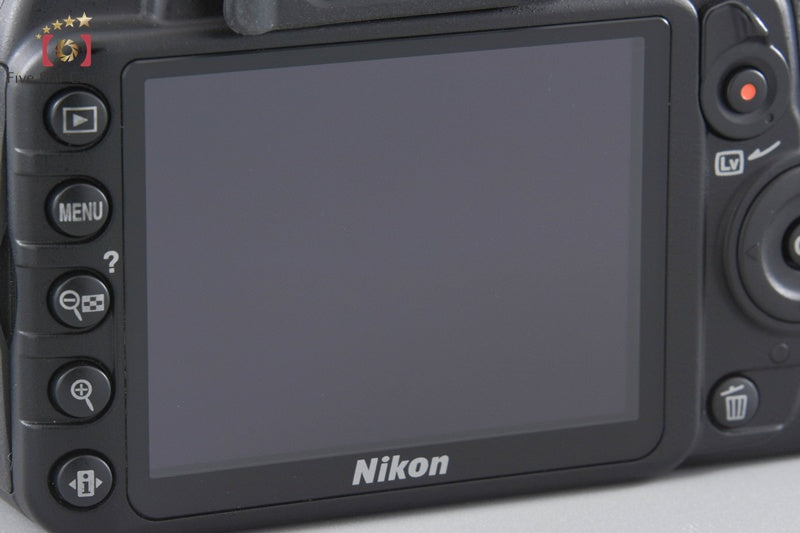 "Count 860" Nikon D3100 Black 14.2 MP Digital SLR Camera 18-55 55-200 Lenses