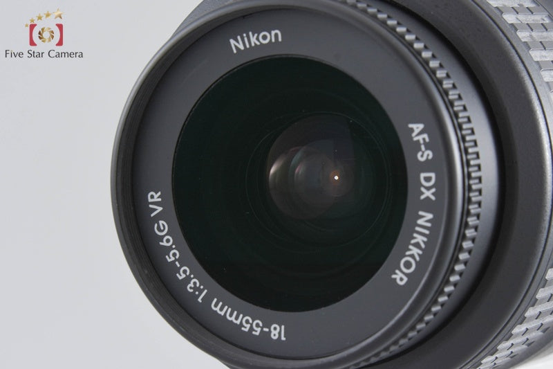 "Count 860" Nikon D3100 Black 14.2 MP Digital SLR Camera 18-55 55-200 Lenses