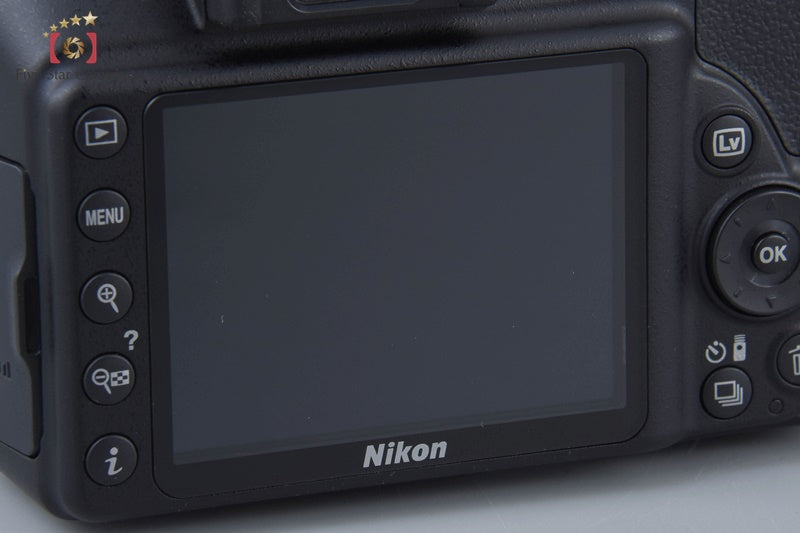 "Count 584" Nikon D3400 Black 24.2 MP DSLR Camera 18-55 VR Lens