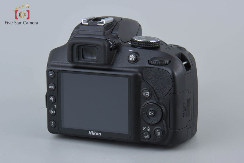 "Count 584" Nikon D3400 Black 24.2 MP DSLR Camera 18-55 VR Lens