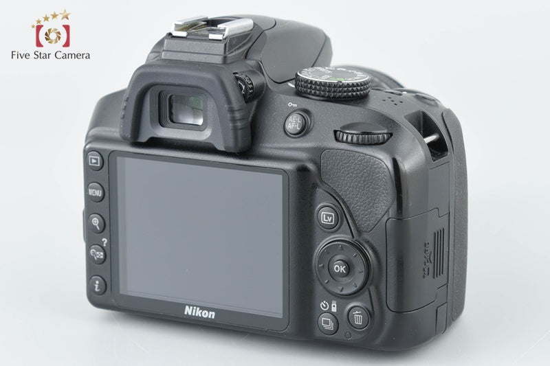 Nikon D3400 24.2 MP DSLR Black AF-P 18-55 VR Lens