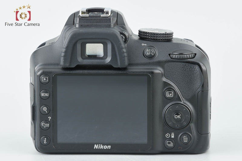 Nikon D3400 24.2 MP DSLR Black AF-P 18-55 VR Lens