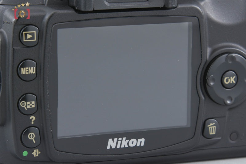 "Shutter count 5,527" Nikon D40 Black 6.1 MP Digital SLR Camera 18-55 Lens