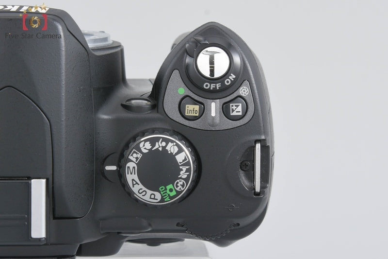 "Shutter count 5,527" Nikon D40 Black 6.1 MP Digital SLR Camera 18-55 Lens