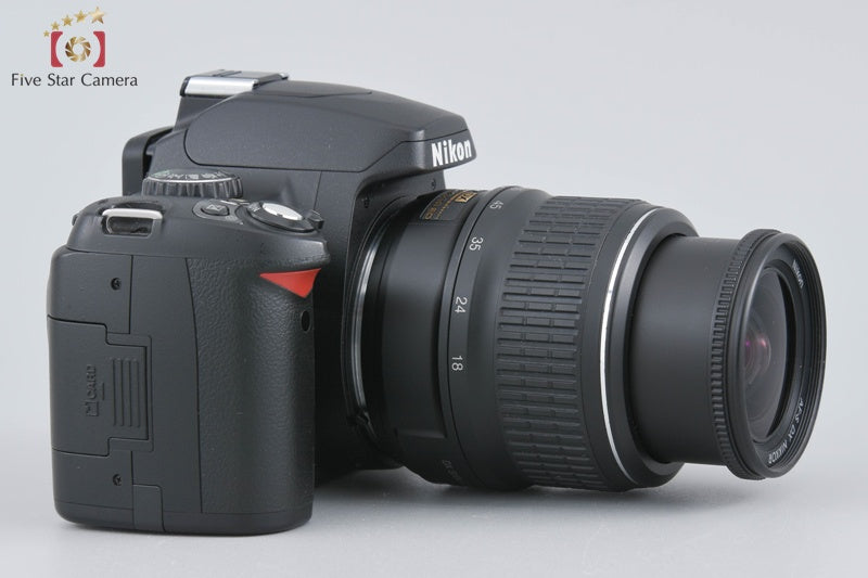 "Shutter count 5,527" Nikon D40 Black 6.1 MP Digital SLR Camera 18-55 Lens